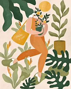 荞头插画&amp;分享——第319期（波兰插画师maggie • stephenson）_休闲时光_矢量_写实