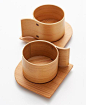 泽西岛酷冲:日本“阿尔法”木制茶具 - Hello设计网