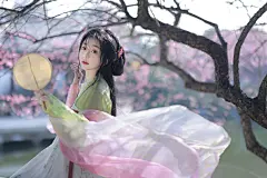 你一句春不晚 我就到了真江南_人像_颇可网,摄影,写真,少女写真,梅花,江南,赏梅,古风