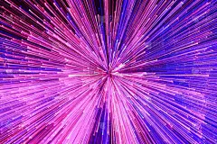 黑暗中的灯光效果，特写照片