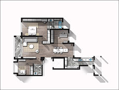 設計美學志采集到Floor Plans • 室内平面布局图