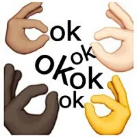 多肤色 ok表情包