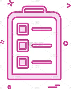 写字板,图标,白色,分离着色,商务,检查表,概念,文档,设计