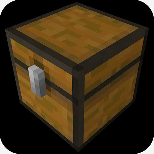 MC我的世界箱子圆角边免抠素材_新图网 https://ixintu.com 我的世界 Minecraft MC 箱子 黑色圆角背景