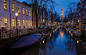 Night Canal, Amsterdam, The Netherlands