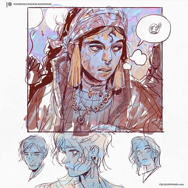 A sketch of a an out...