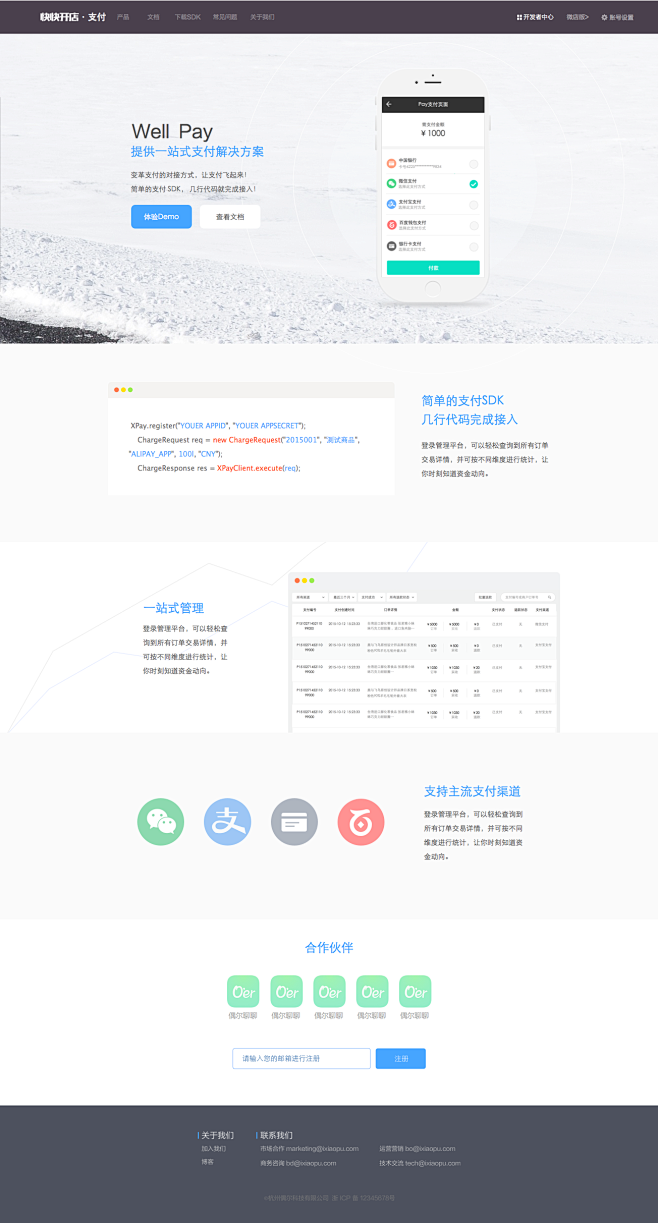 支付web官网设计2