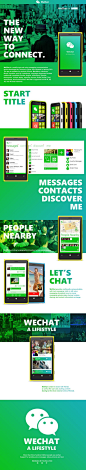 WeChat Redesign for Windows Phone by Young Lynn, via Behance