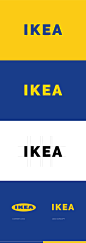 IKEA Rebrand Concept : I wanted to have a go at re-designing the IKEA logo, I kept the same colours but wanted to change the style of the entire font. 