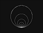 1.618 circles math concept experiment ui 1.618 loader circles golden ratio animation gif processing