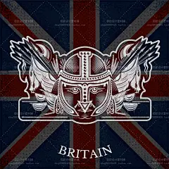 16个EPS 英伦风格 印花图案辅助LOGO设计元素 2016053026-淘宝网