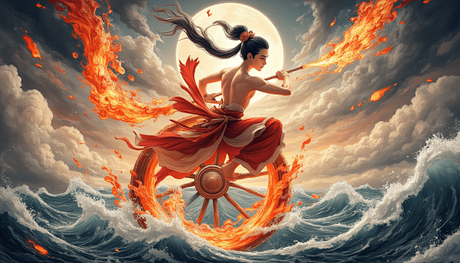nezha 哪吒风火轮