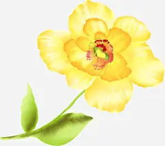 手绘唯美黄花外国海报平面广告_新图网 https://ixintu.com 外国 海报 黄花