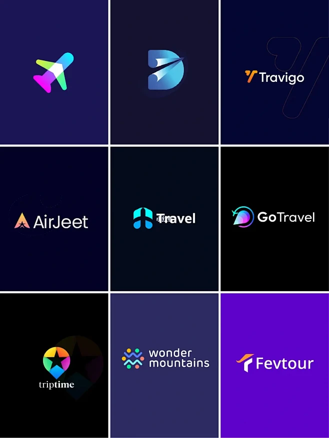 【533期】一百款旅行社logo设计集合
