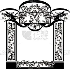 设计元素,蜻蜓,边框,华丽的,自然美,装饰物,艺术品,弯曲,离开,复古