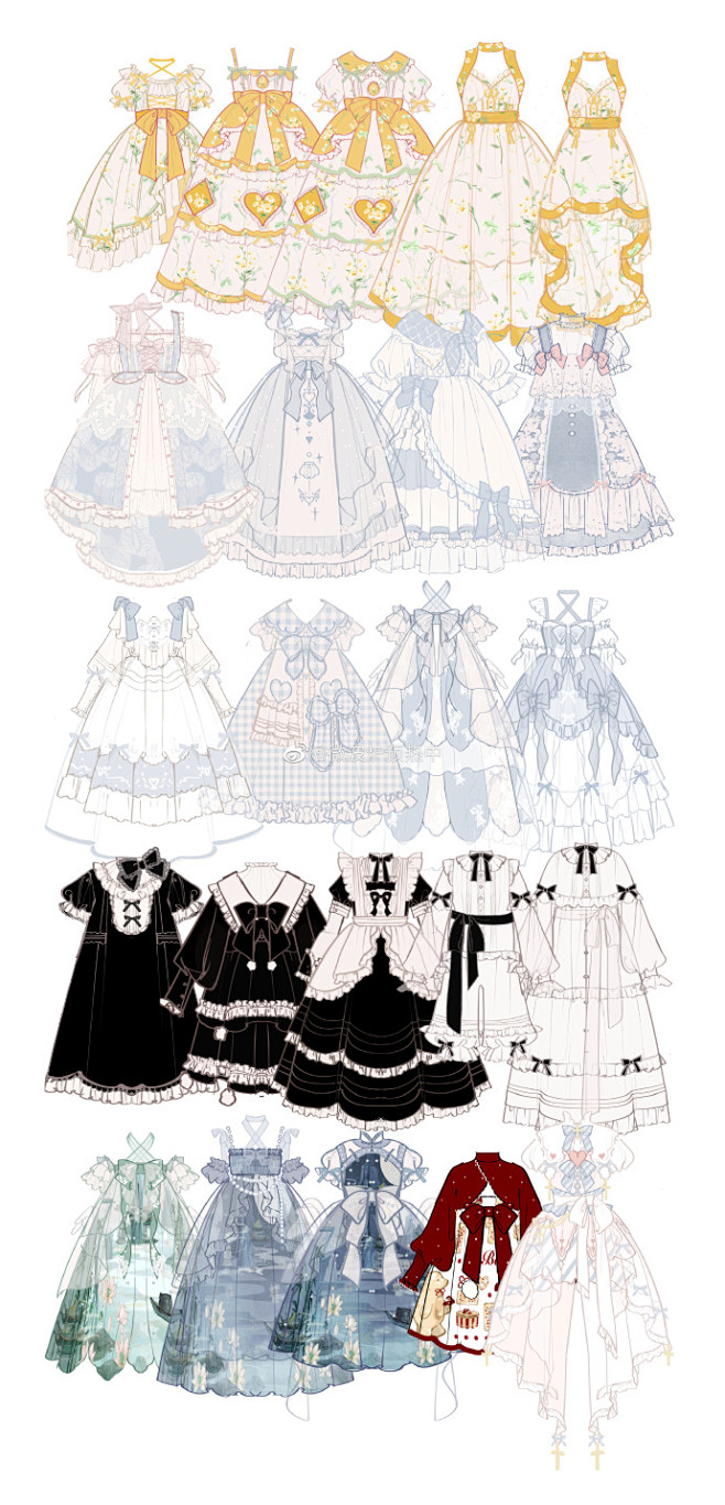 Lolita原创设计超话未出合集 ​​...