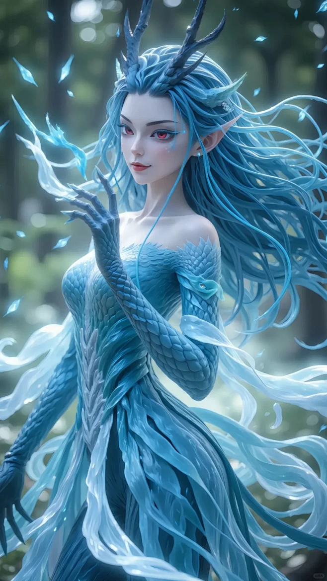 敖闰美图推荐 | 绝美龙王姐姐 - 小红书-花瓣网