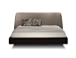 Double bed / contemporary / with upholstered headboard / upholstered - EDEL - LEMA Home