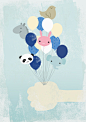 人,气球,花束,礼物,计算机制图_112239256_Hand holding animal-shaped helium balloons_创意图片_Getty Images China