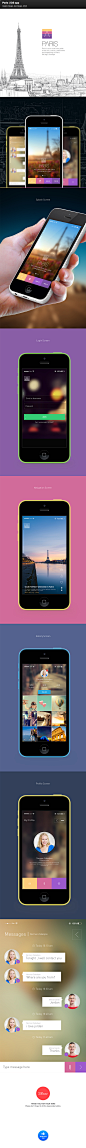 Paris | iOS app on Behance