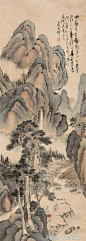 秦古柳山水画，清雅、文气，艺术成就可媲美李可染与钱松岩