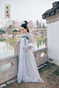 彩云间汉服//春宴芳华系列之配饰【烨荣】披帛-淘宝网