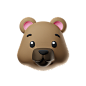 小熊 3D多彩卡通动物形象图标 BearFace_2k