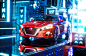 Nissan Altima 2019 - Impossibly Smart Mural : I partnered with Nissan USA on the Impossibly Smart Mural which took place on November 14th-19th 2018 on Hollywood Blvd, L.A.By using cutting-edge technology from SprayPrinter, the 2019 Nissan Altima campaign 