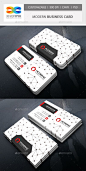 Modern Business Card Template PSD: 