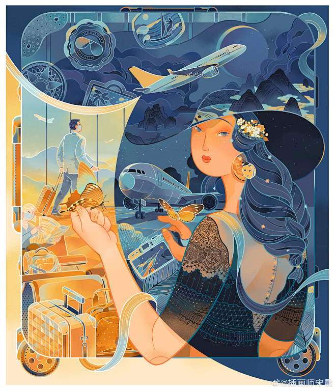 来自《中国日报》插画师们微博图片整理_国...