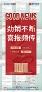 房地产热销劲销红盘海报