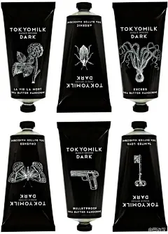 #田边汉设计直播室# 帅气的黑白手绘插画包装！太美！