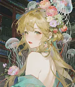 #二次元少女 #少女插画 #二次元头像 #光影氛围插画 #古风头像 #唯美 - 小红书