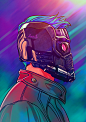 Starlord Illustration, Lucas Mendonça