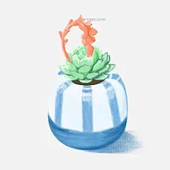 手绘多肉植物盆栽陶瓷花盆小清新装饰素材图片大小2000x2000px 图片尺寸1.58 MB 来自PNG搜索网 pngss.com 免费免扣png素材下载！背景素材#插画#多肉#多肉盆栽#海报素材#花盆#蓝色#绿色#其他#手绘#手绘插画#手绘多肉#手绘花盆#