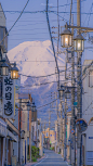 富士山下 摄影：@MoLana ​ - 堆糖