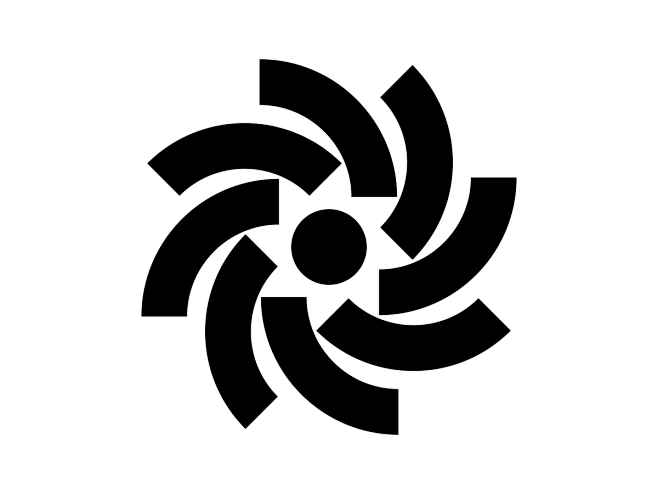 黑花黑花几何图标线标志形状简单符号
