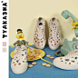 TYAKASHA塔卡沙芝麻街系列硫化鞋粉色MZMN99/本白色MZMN100-tmall.com天猫