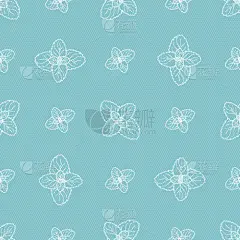式样,花纹,薄荷,茶,绿薄荷,华丽的,清新,胡椒薄荷,香料,环境