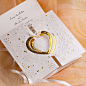 Heart Wedding Invitations Kits Affordable by ElegantWeddingInvite #手工# #纸艺#