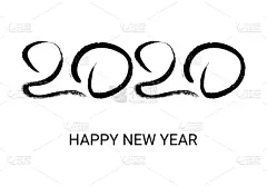 2020,贺卡,水彩画颜料,背景分离,传单,模板,古典式,纹理,绘画插图,小册子
