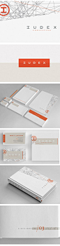 More branding.  I like this because the graphic elements use the space well.  The intersecting lines don't overwhelm the entire space, even though they easily could.  They balance themselves well with the gray and orange, the sharp diagonal lines and the 