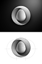 Mobius nest & hen egg logo concept : Logo design concept dedicated to communicate perfection in packaging.