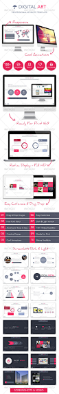 Digital Art - Creative Keynote Template - Keynote Templates Presentation Templates