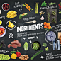 PNG美食水果蔬菜西餐面包柠檬桔图片菜单背景平面设计素材png13-淘宝网