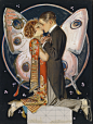 songesoleil:
“Study for Butterfly Couple.1923.
Oil on Canvas.
43.2 x 33 cm.
Art by Joseph Christian Leyendecker.(1874-1951).
”