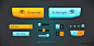 Sweet-dark-ui-kit-free-psd #UI#