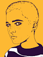 Fashion Week : One week, seven days, seven looks.Collection of seven vector illustrations in which is represented with just the combination of two opposite colors, seven completely different looks. No matter the race, the day or the place, all are equally