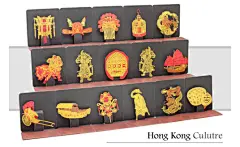 【香港】 POSTalk 立体贺卡_香港 POSTalk 手工立体贺卡-飞龙在天_小邻居网