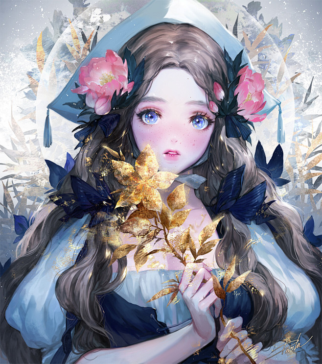 Golden flower, 绘｜Dan...